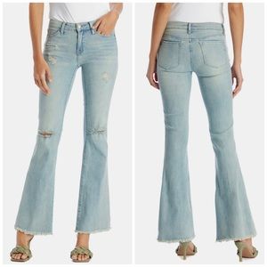 NWT PTCL Denim Flared Jeans | Size 30 | Light Denim